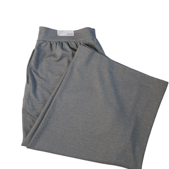 NWT Lane Bryant Ponte-Knit Wide Leg Pant Size 18/20 - Picture 1 of 5